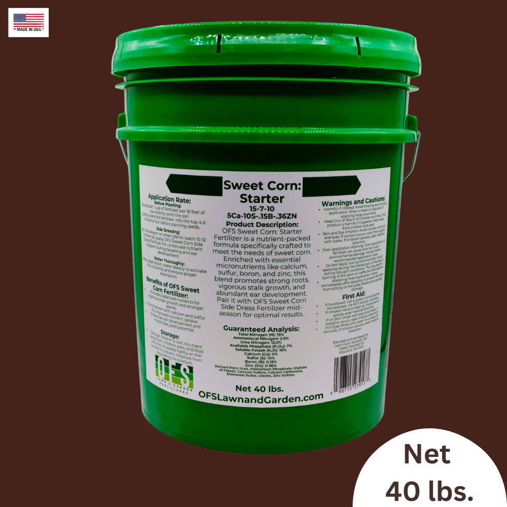 fertilizer for corn planter Sweet Corn